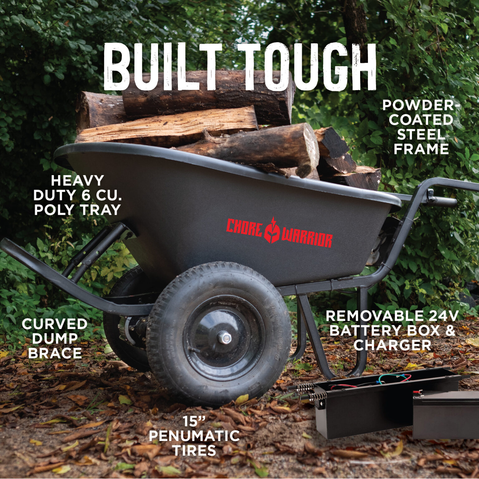 Chore Warrior Wheelbarrow Electric Wheelbarrow