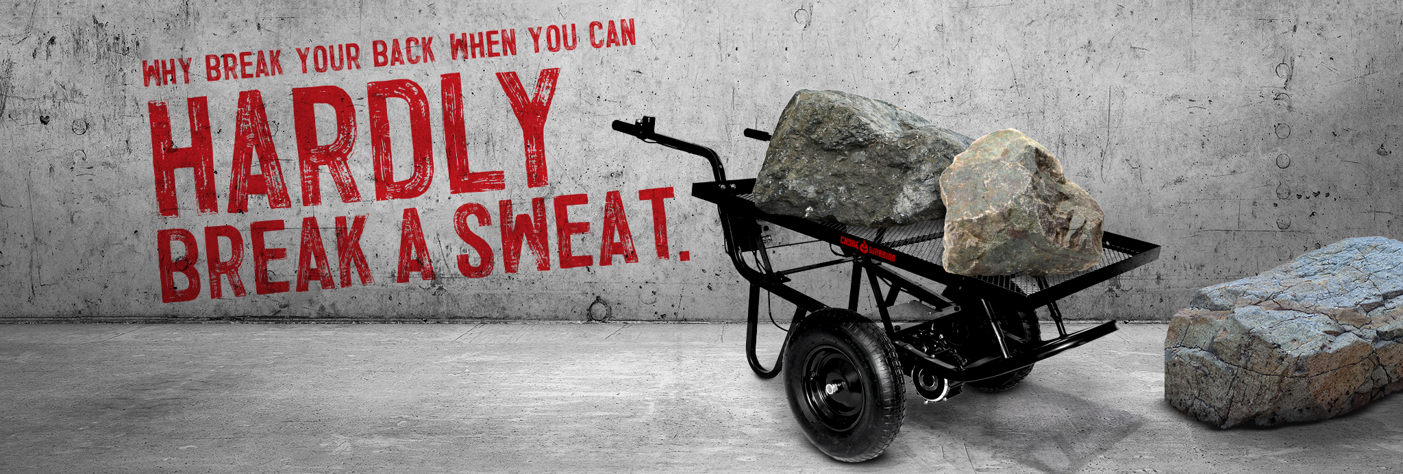 hardly break a sweat