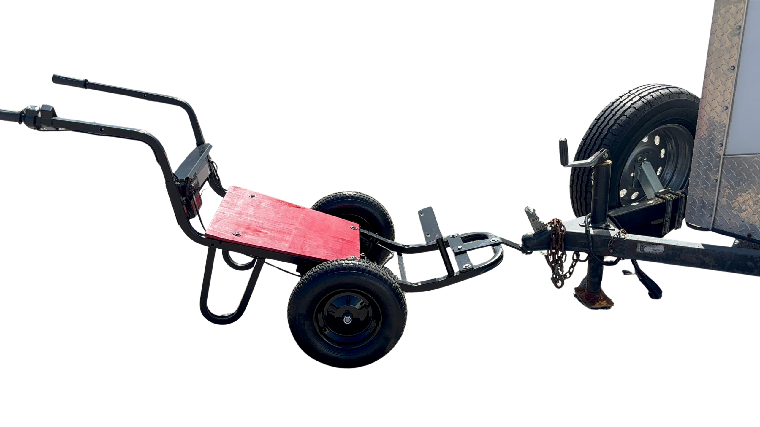 Electric Trailer Dolly 2800 lb Trailer Capacity 450 lb Tongue Weight 24V Battery 500W Brushless Motor Variable Speed Fits up to 2″ Ball, Boat Trailers & Enclosed Trailers & Single Axel (Ships in 2-3 Weeks)